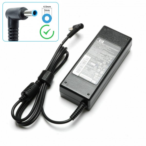 HP Power Adapter 19.5V 4.62A 90W  Charger Blue Tip [M40]