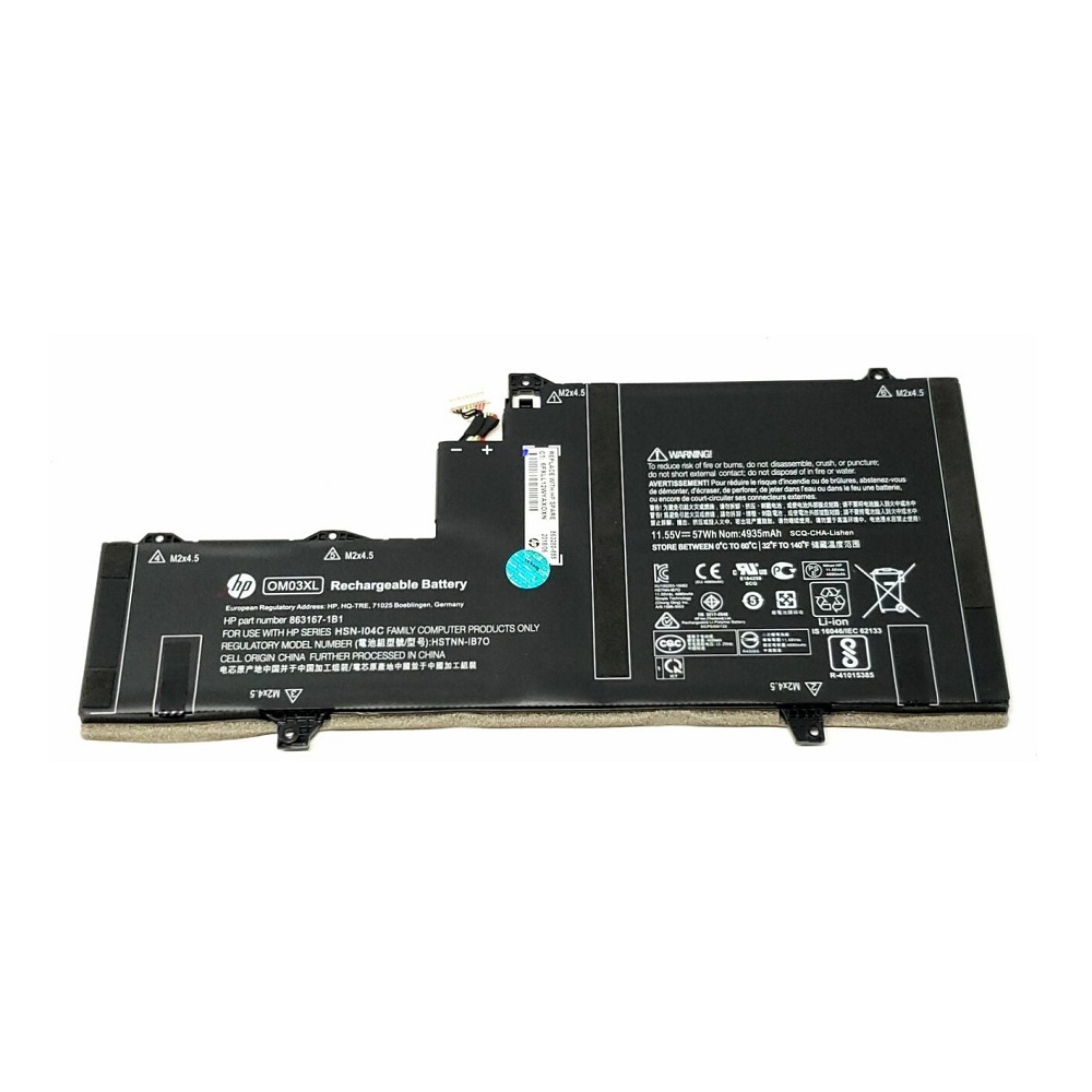 HP Compatible Battery OM03XL for HP EliteBook X360 1030 G2 Series HSTNN-IB70 863280-855 - Image 2
